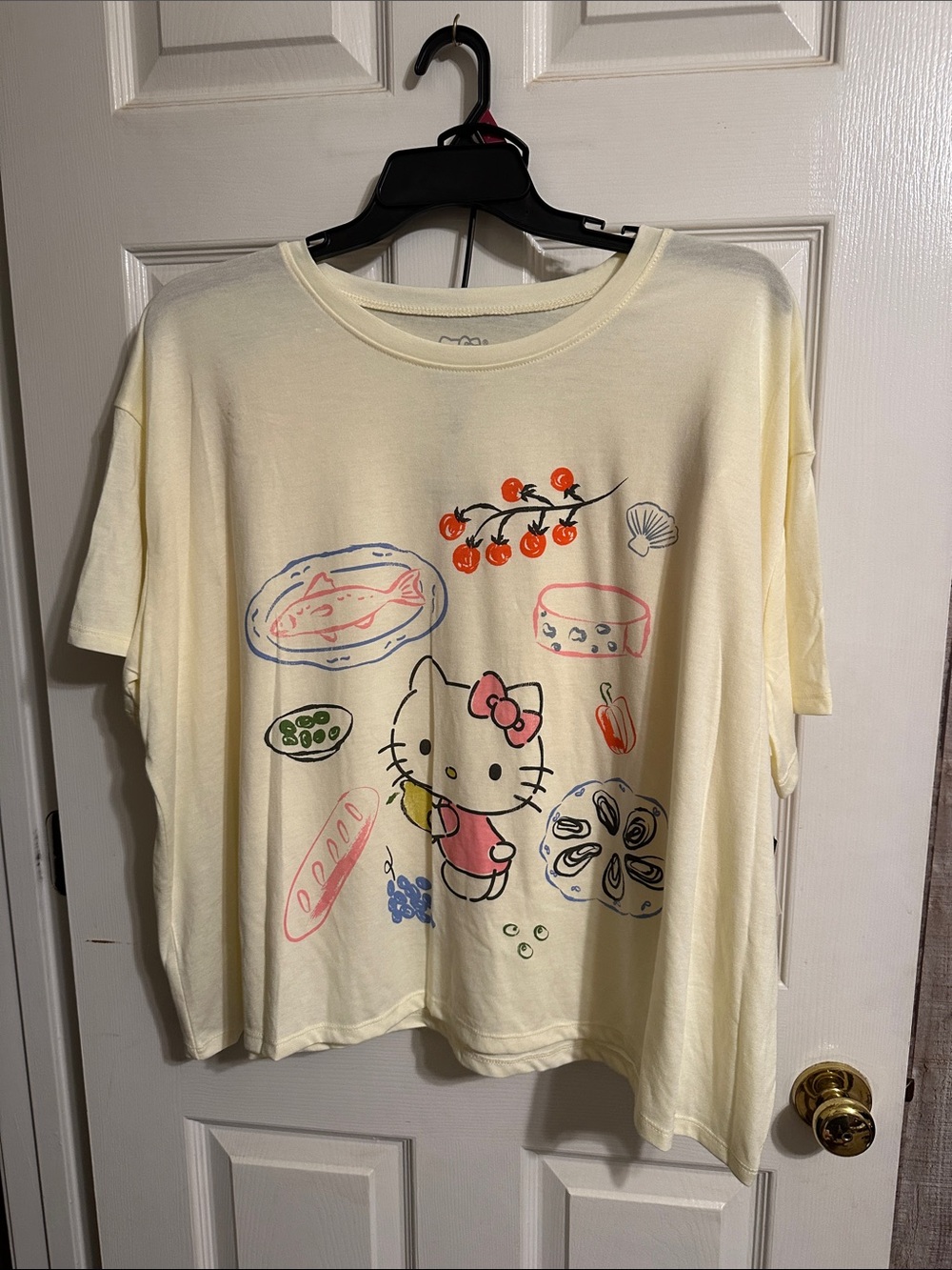Hello Kitty Tshirt and Shorts Pajamas Set